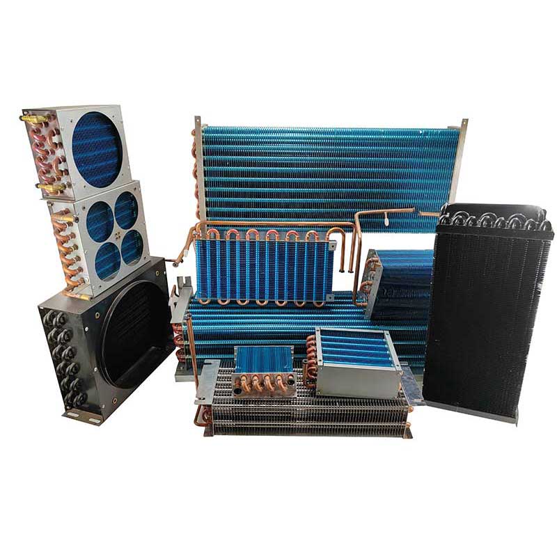 亲水翅片式蒸发器除湿机水机蒸发器冷凝器冷热交换器厂家